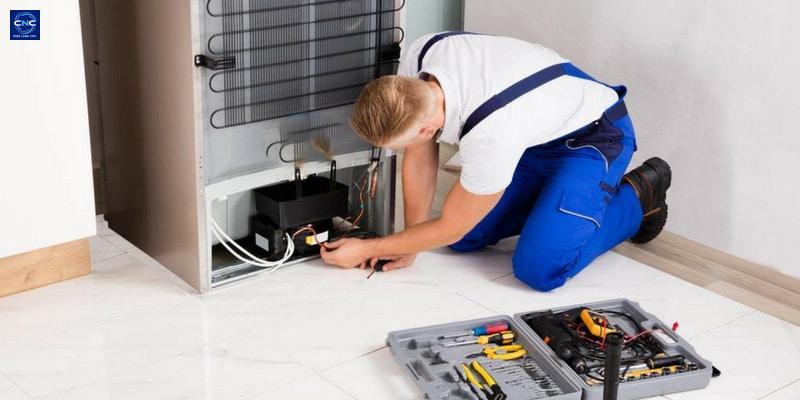Sửa Tủ Lạnh Tại Nhà - Điện Lạnh CNC 2 Quy trình sửa tủ lạnh tại điện lạnh CNC chi tiết