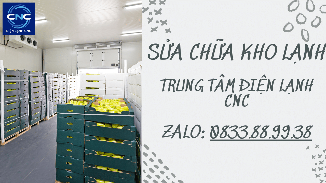 2. Các lỗi cần phải thuê dịch vụ sửa chữa ở kho lạnh