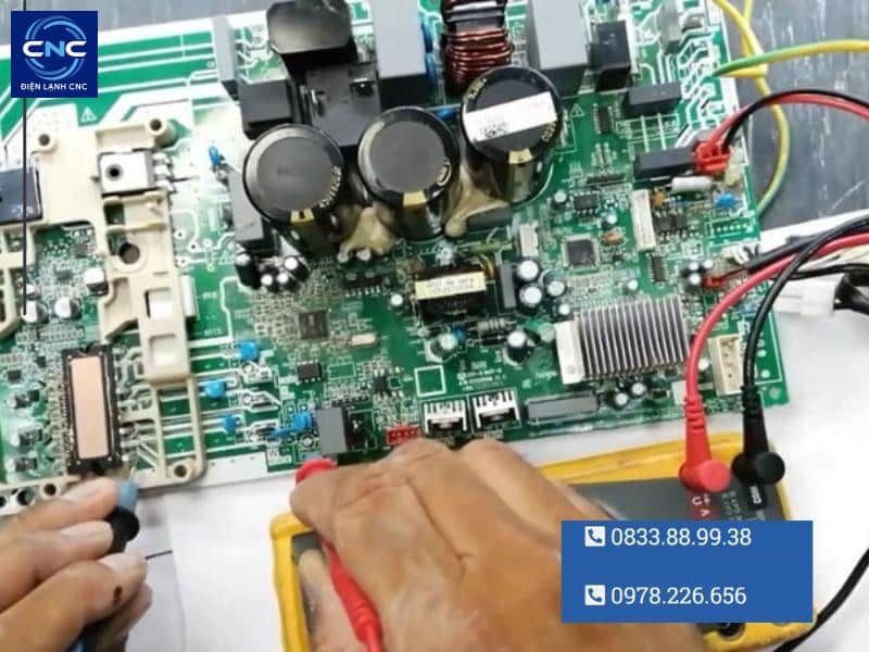 bo mạch máy lạnh bị hỏng