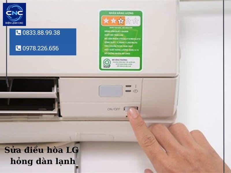 điều hòa LG hỏng dàn lạnh