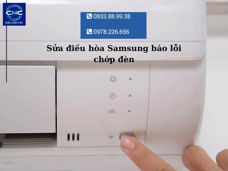 Sửa điều hòa Samsung tại Hà Nội đến tận nơi, vệ sinh miễn phí 2 điều hòa samsung báo lỗi chớp đèn