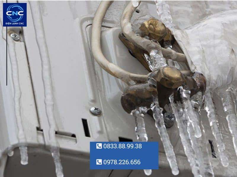 Điện Lạnh CNC – Chuyên sửa dàn lạnh điều hòa đóng tuyết uy tín, chất lượng 2 nguyên nhân điều hòa bị đóng tuyết
