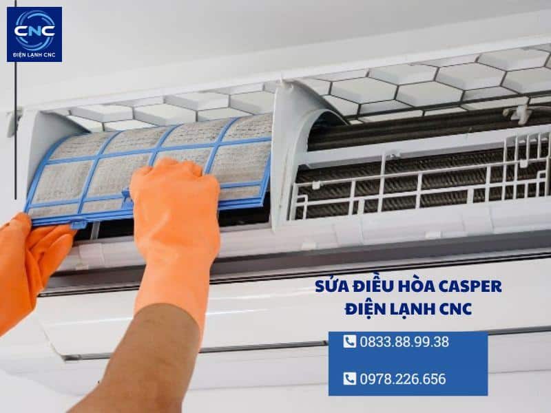 sửa điều hòa casper điện lạnh cnc