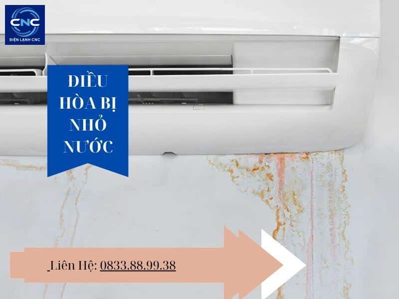 điều hòa bị nhỏ nước