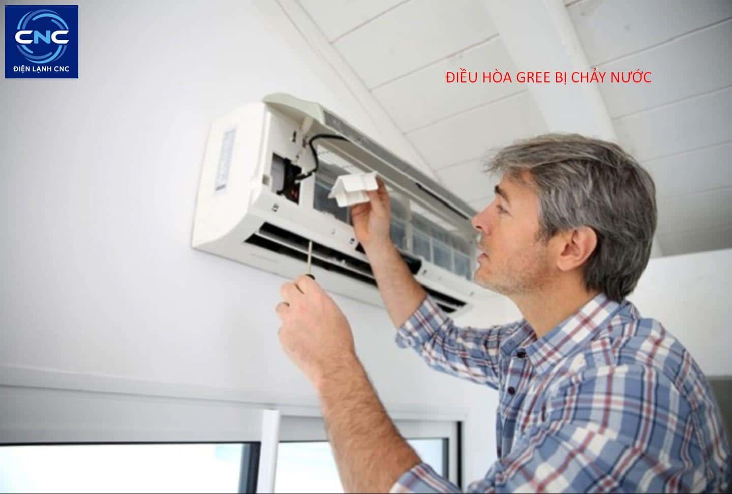 Nguyên nhân và cách khắc phục điều hoà Gree không mát 4 điều hòa gree bị chảy nước