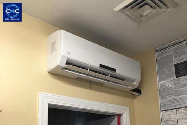 lắp đặt điều hòa sai cách