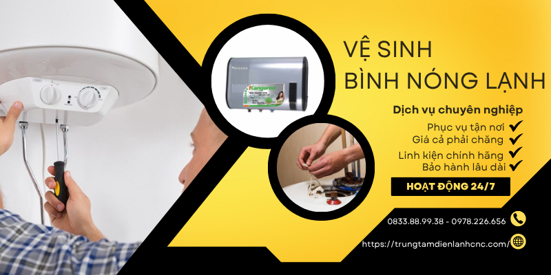 Vệ Sinh Bình Nóng Lạnh