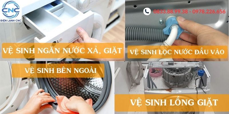 Bảo Dưỡng Máy Giặt LG Tận Nơi - Giá Rẻ 100% Sạch Như Mới 4 bảo dưỡng máy giặt lg