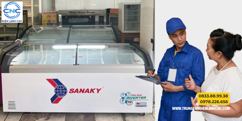Thu Mua Tủ Đông Sanaky Hà Nội 24/7 Tại Điện Lạnh CNC 1 thu mua tủ đông Sanaky