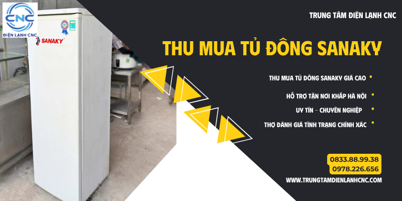 thu mua tủ đông Sanaky