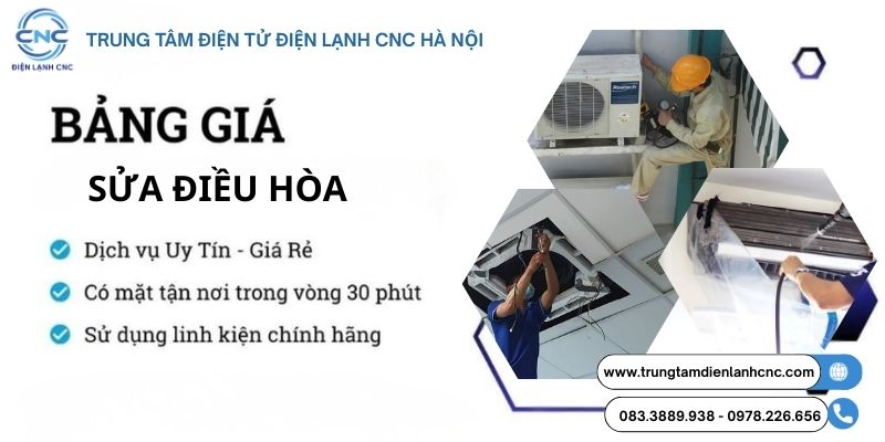 Bảng Giá Sửa Điều Hòa Tận Nhà Hà Nội 2026 Uy Tín, Giá Rẻ 5 bảng giá sửa điều hòa