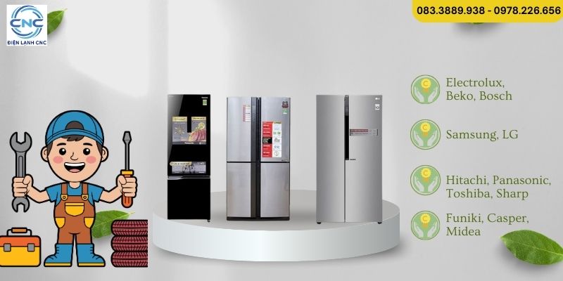 sửa tủ lạnh tại nhà quận Tây Hồ 