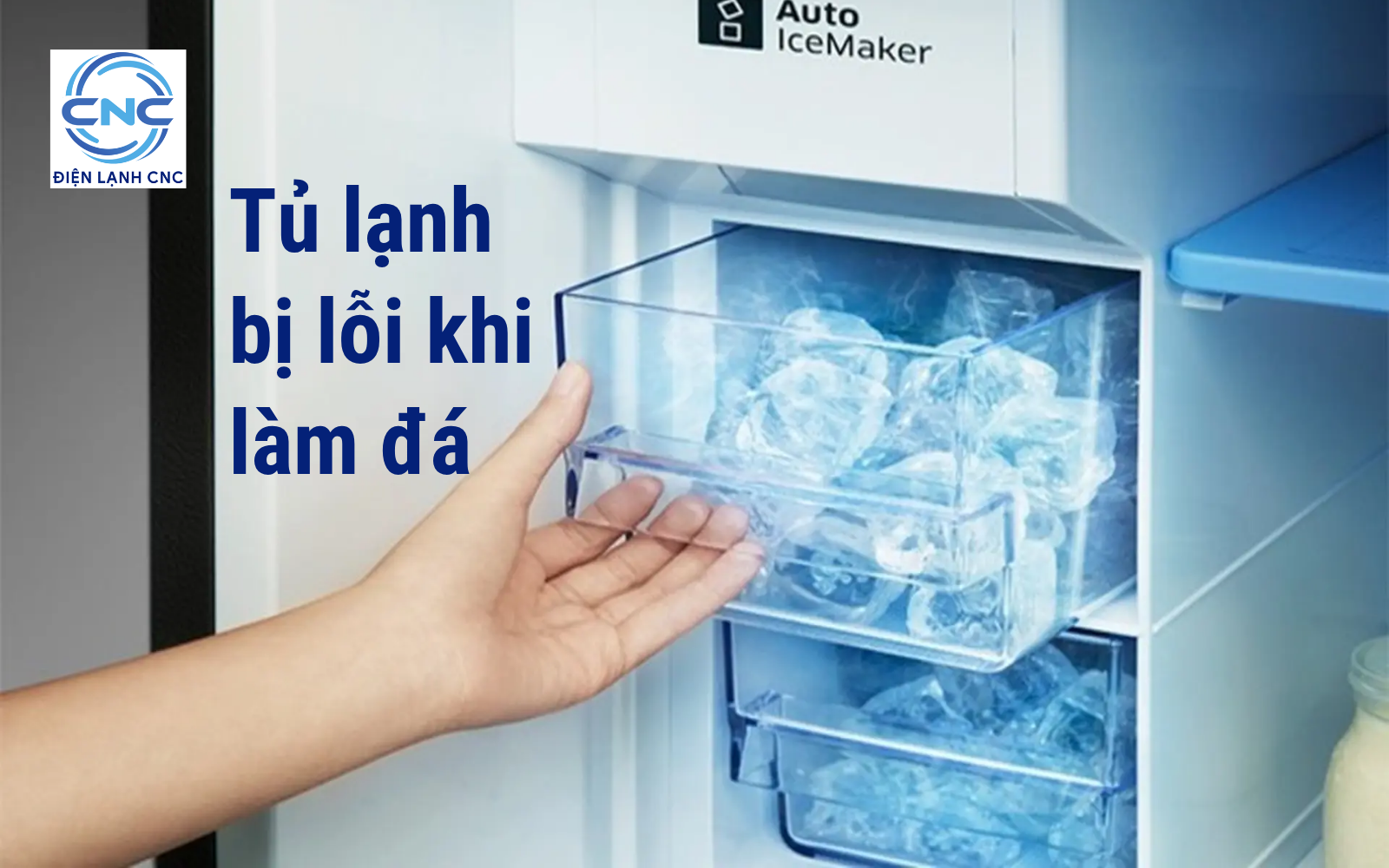 Tủ lạnh Baumatic bị lỗi khi làm đá