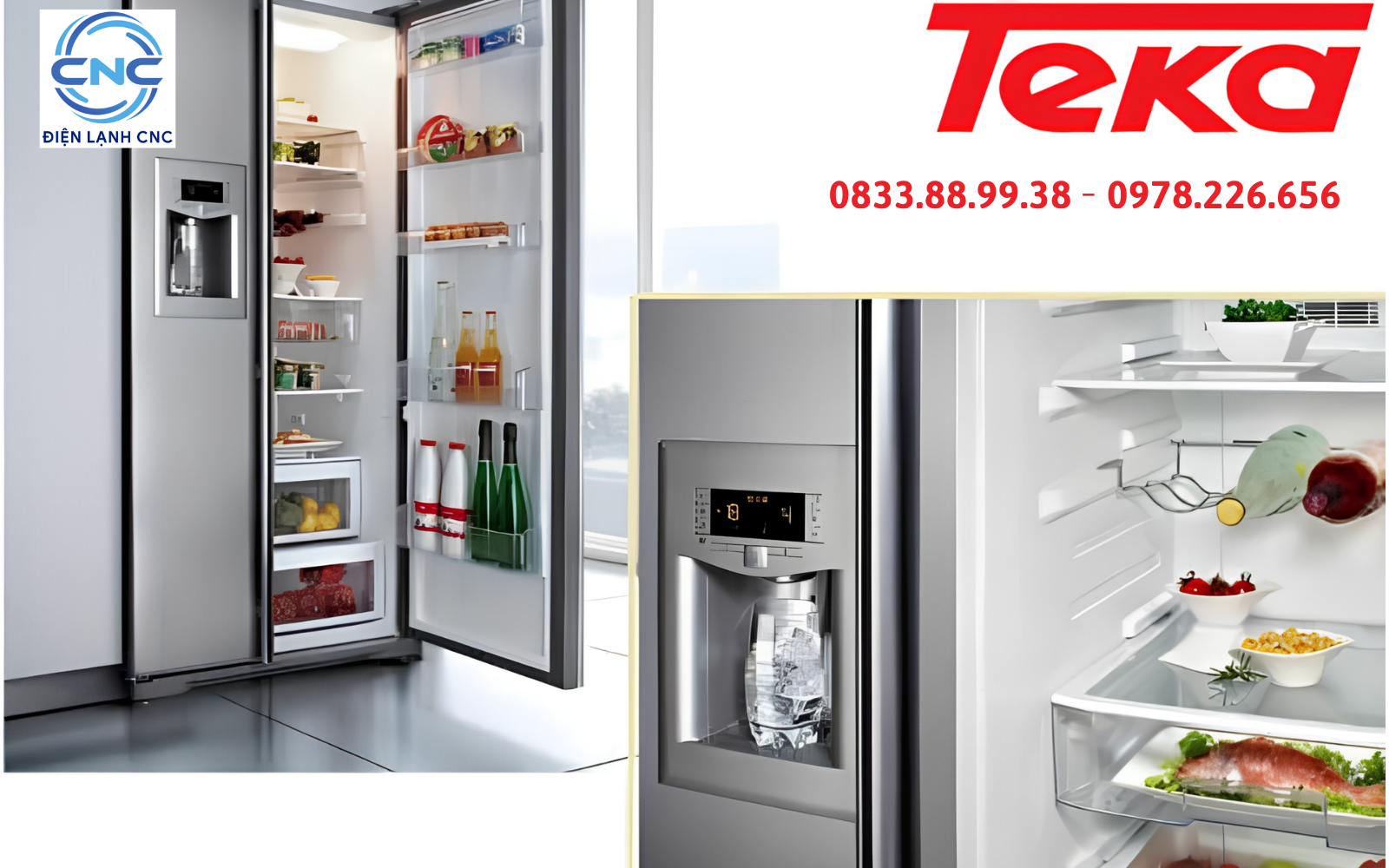 Liện hệ Trung tâm Điện lạnh CNC để bảo hành Teka